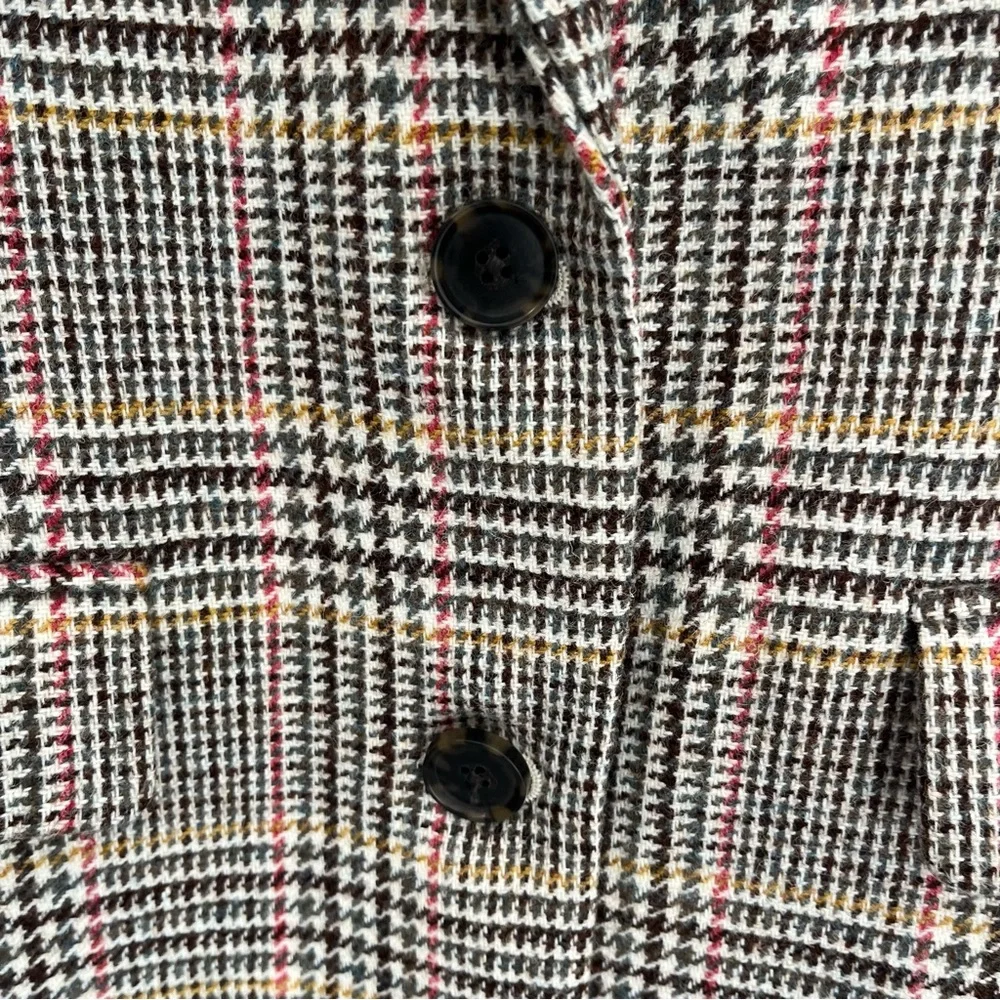 J. Crew Somerset Blazer in Glen Plaid English Wool Tailored Fitted | women’s 6T - Picture 12 of 15